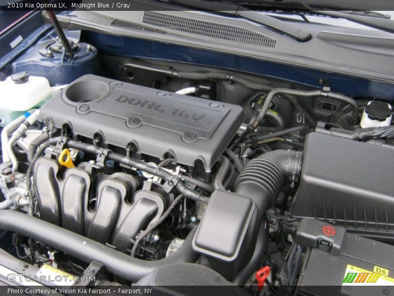  2010 Optima LX Engine - 2.4 Liter DOHC 16-Valve CVVT 4 Cylinder