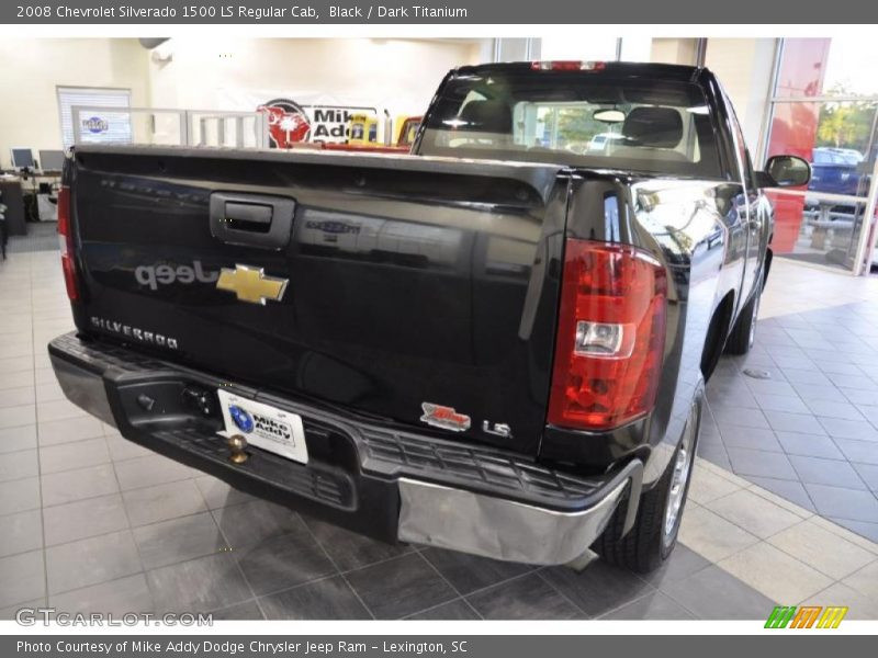 Black / Dark Titanium 2008 Chevrolet Silverado 1500 LS Regular Cab