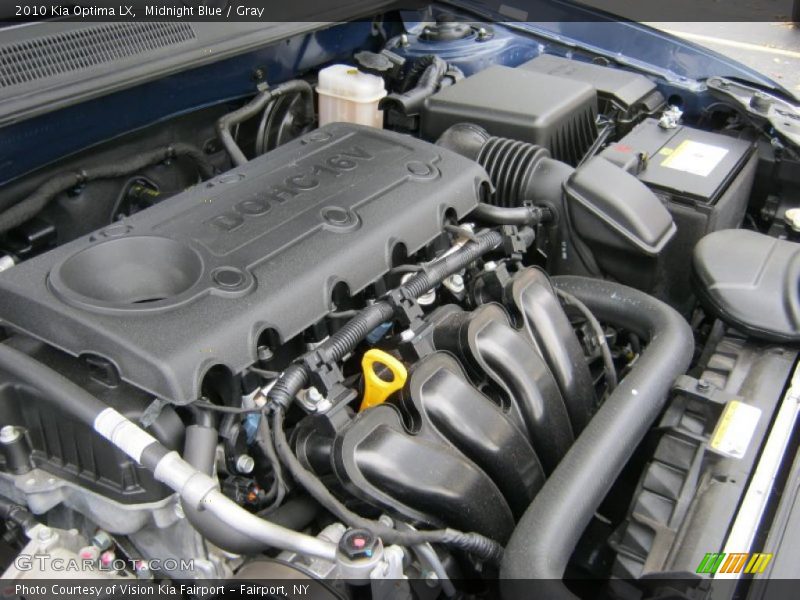  2010 Optima LX Engine - 2.4 Liter DOHC 16-Valve CVVT 4 Cylinder