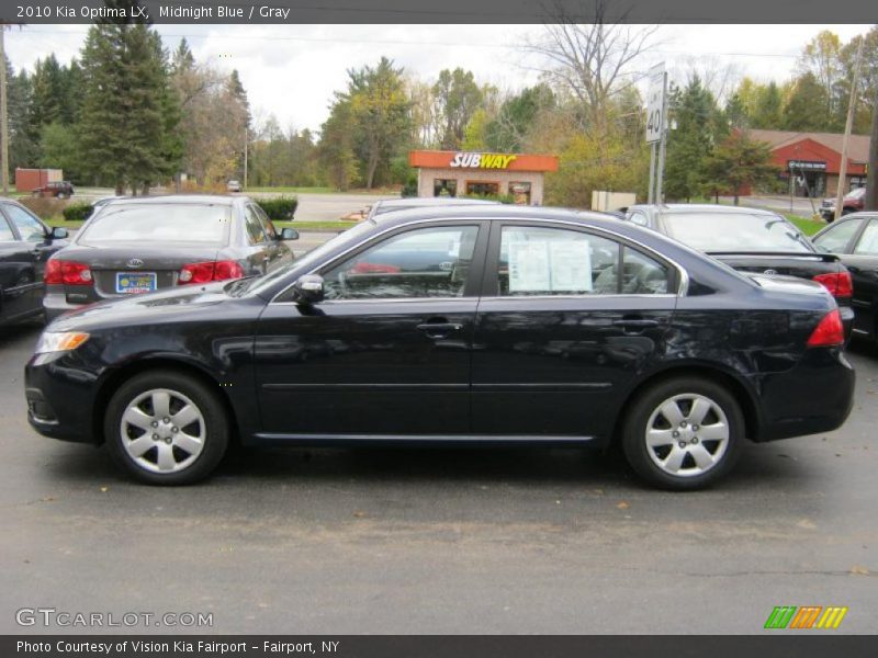 Midnight Blue / Gray 2010 Kia Optima LX