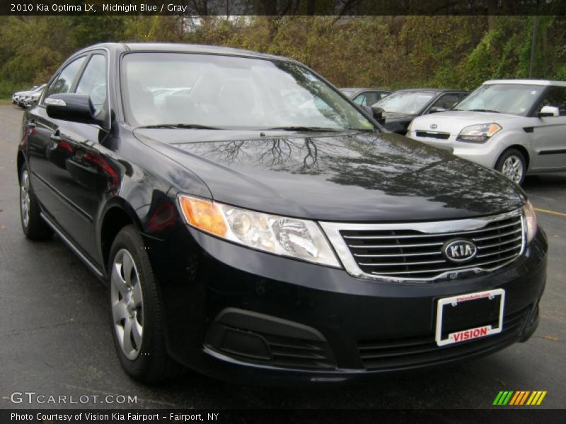 Midnight Blue / Gray 2010 Kia Optima LX