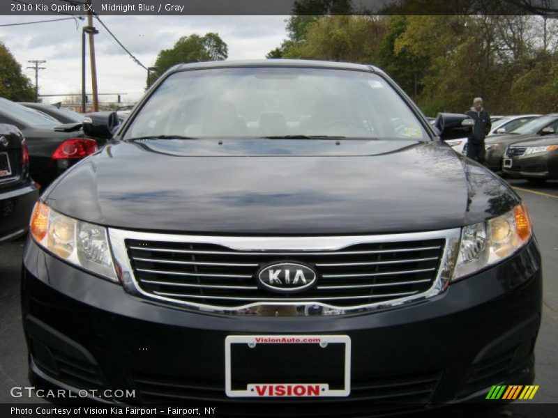 Midnight Blue / Gray 2010 Kia Optima LX