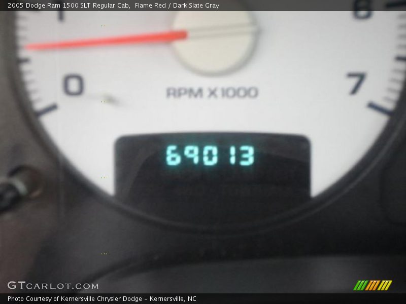 Flame Red / Dark Slate Gray 2005 Dodge Ram 1500 SLT Regular Cab