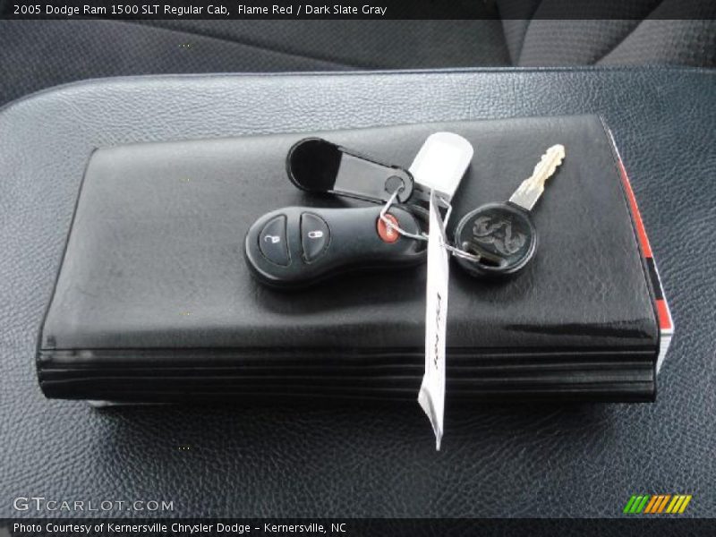 Flame Red / Dark Slate Gray 2005 Dodge Ram 1500 SLT Regular Cab