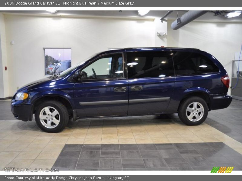 Midnight Blue Pearl / Medium Slate Gray 2006 Dodge Grand Caravan SE