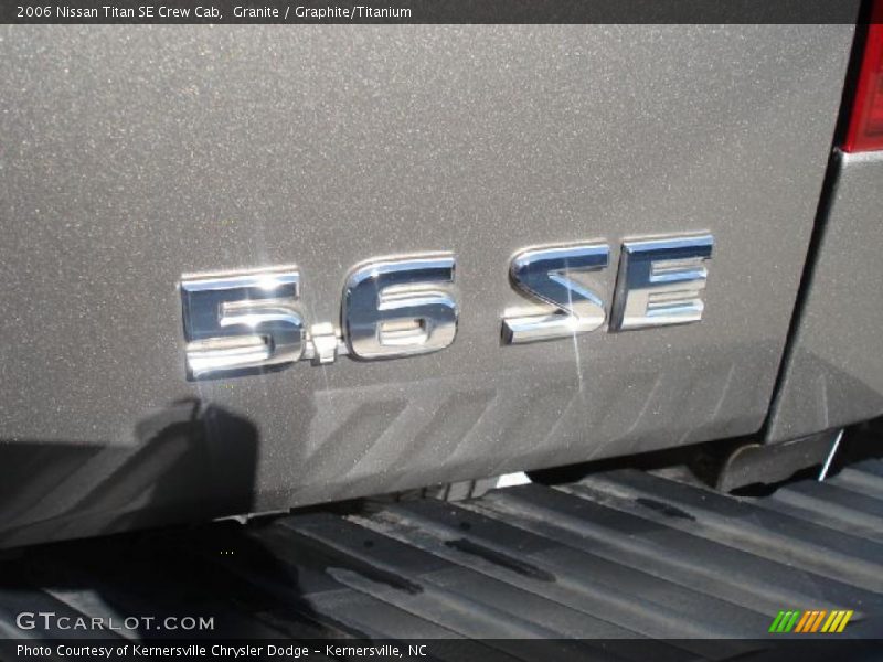 Granite / Graphite/Titanium 2006 Nissan Titan SE Crew Cab