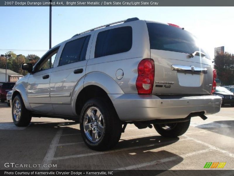 Bright Silver Metallic / Dark Slate Gray/Light Slate Gray 2007 Dodge Durango Limited 4x4