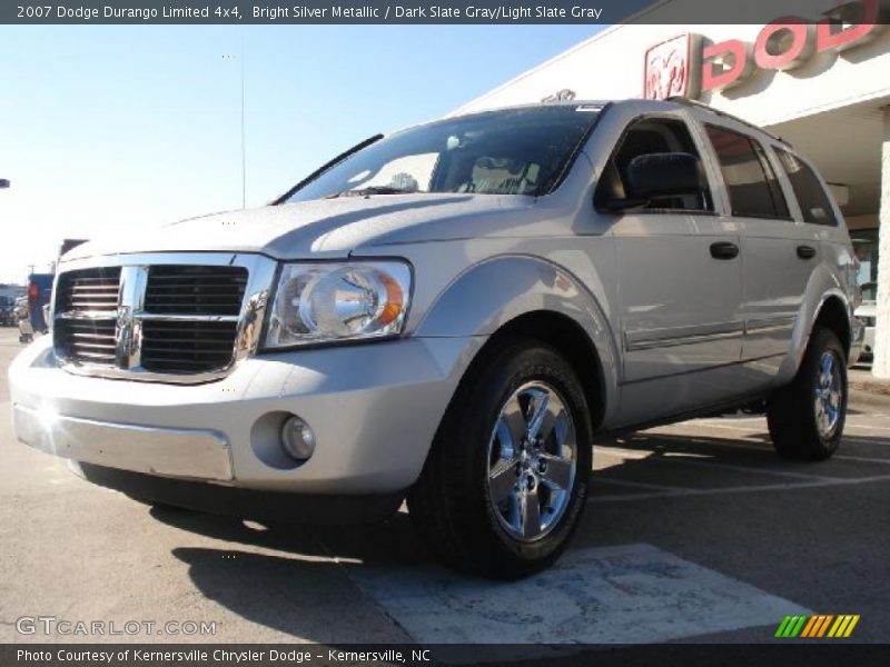 Bright Silver Metallic / Dark Slate Gray/Light Slate Gray 2007 Dodge Durango Limited 4x4