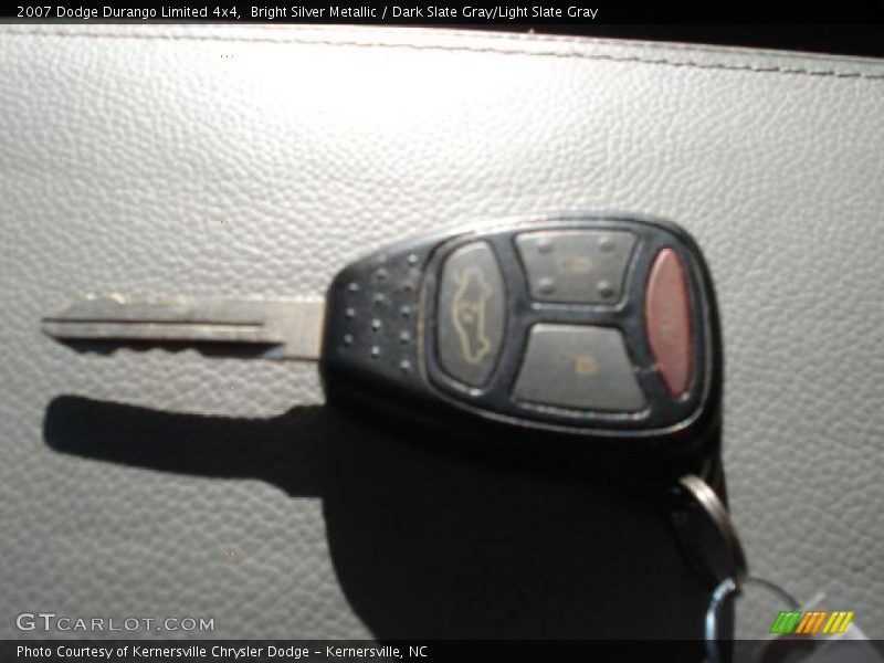 Bright Silver Metallic / Dark Slate Gray/Light Slate Gray 2007 Dodge Durango Limited 4x4