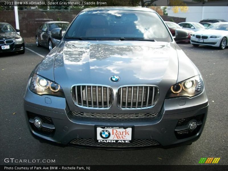 Space Gray Metallic / Saddle Brown 2011 BMW X6 xDrive50i