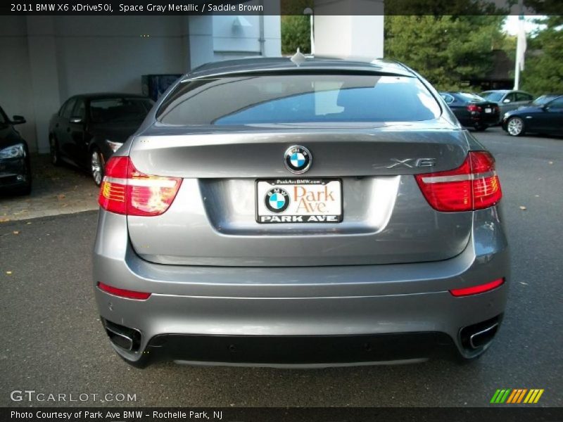 Space Gray Metallic / Saddle Brown 2011 BMW X6 xDrive50i