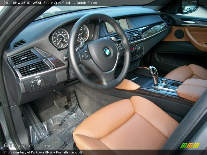 Saddle Brown Interior - 2011 X6 xDrive50i 