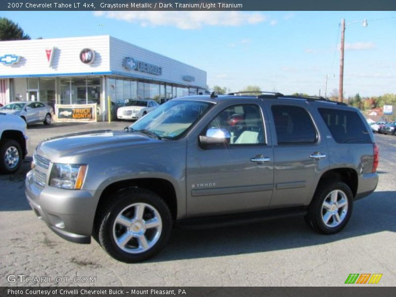 Graystone Metallic / Dark Titanium/Light Titanium 2007 Chevrolet Tahoe LT 4x4