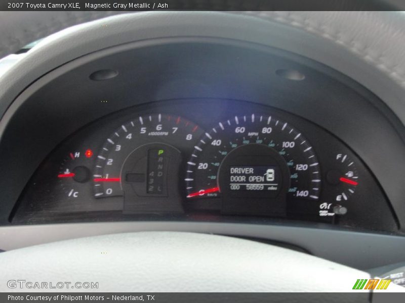 Magnetic Gray Metallic / Ash 2007 Toyota Camry XLE