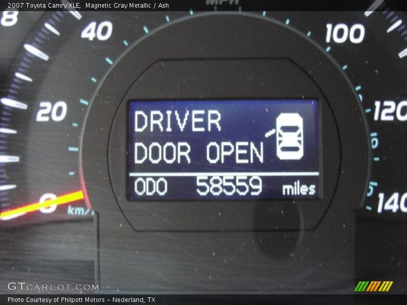 Magnetic Gray Metallic / Ash 2007 Toyota Camry XLE