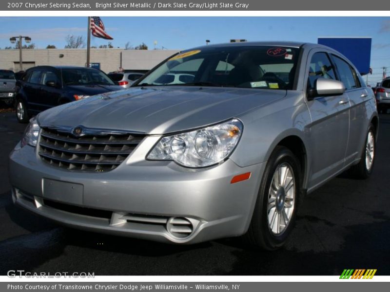 Bright Silver Metallic / Dark Slate Gray/Light Slate Gray 2007 Chrysler Sebring Sedan