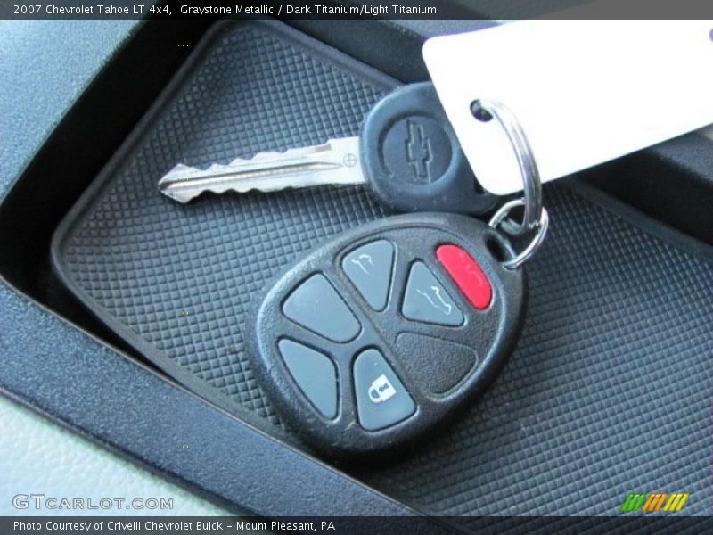 Graystone Metallic / Dark Titanium/Light Titanium 2007 Chevrolet Tahoe LT 4x4