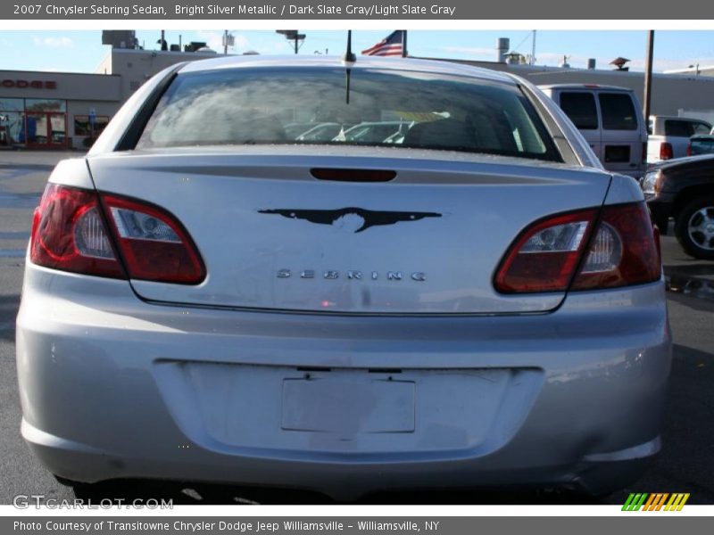 Bright Silver Metallic / Dark Slate Gray/Light Slate Gray 2007 Chrysler Sebring Sedan