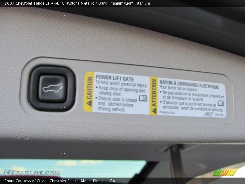 Graystone Metallic / Dark Titanium/Light Titanium 2007 Chevrolet Tahoe LT 4x4