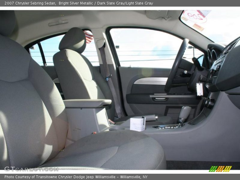 Bright Silver Metallic / Dark Slate Gray/Light Slate Gray 2007 Chrysler Sebring Sedan