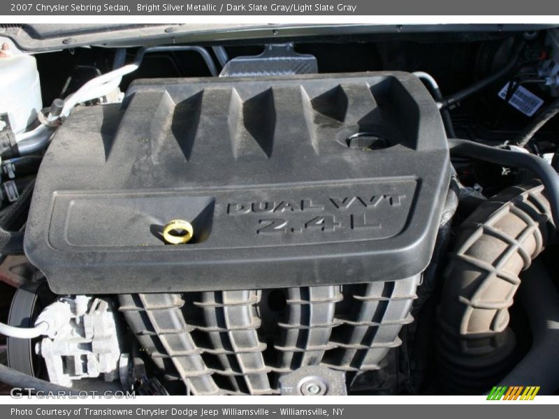 Bright Silver Metallic / Dark Slate Gray/Light Slate Gray 2007 Chrysler Sebring Sedan