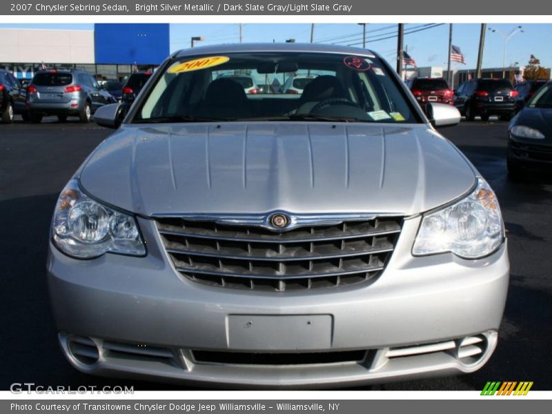 Bright Silver Metallic / Dark Slate Gray/Light Slate Gray 2007 Chrysler Sebring Sedan