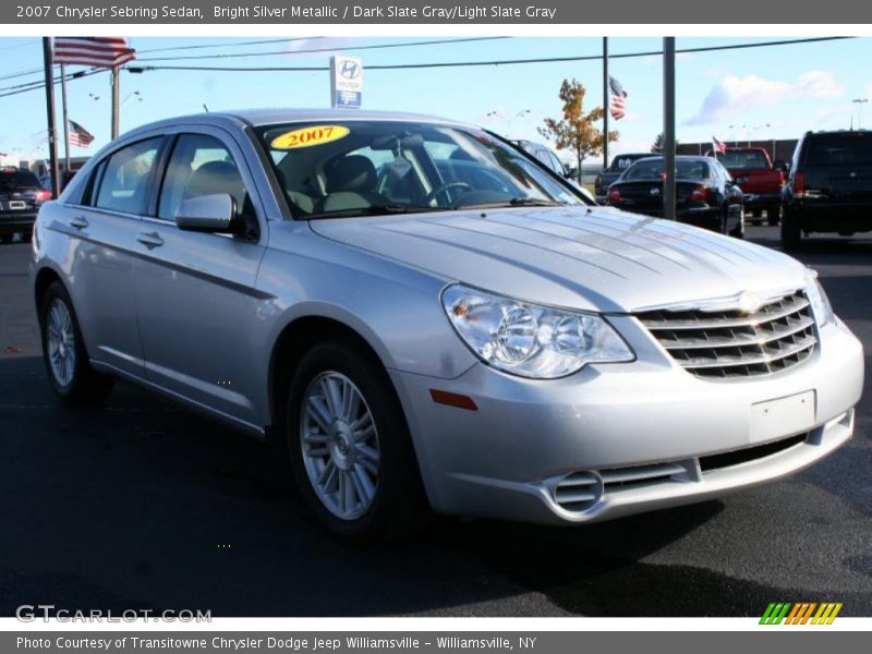 Bright Silver Metallic / Dark Slate Gray/Light Slate Gray 2007 Chrysler Sebring Sedan