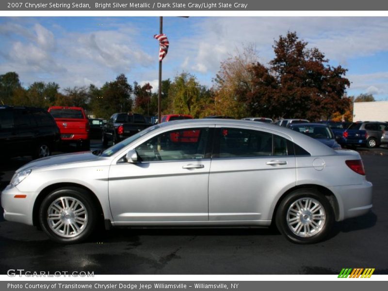 Bright Silver Metallic / Dark Slate Gray/Light Slate Gray 2007 Chrysler Sebring Sedan