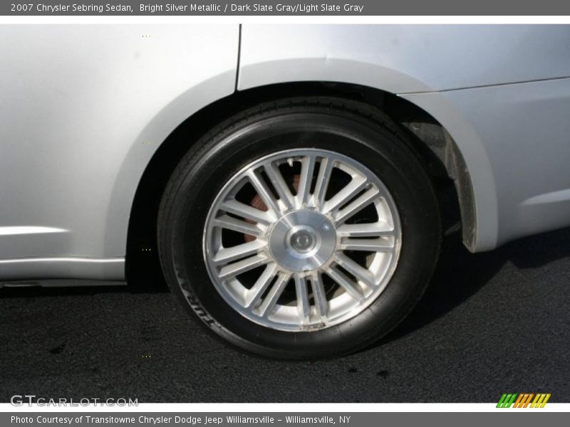 Bright Silver Metallic / Dark Slate Gray/Light Slate Gray 2007 Chrysler Sebring Sedan