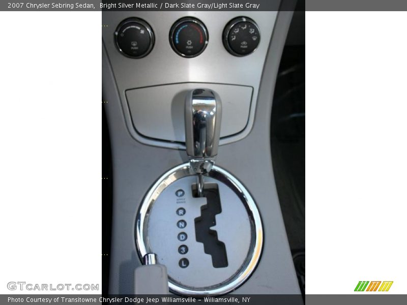 Bright Silver Metallic / Dark Slate Gray/Light Slate Gray 2007 Chrysler Sebring Sedan