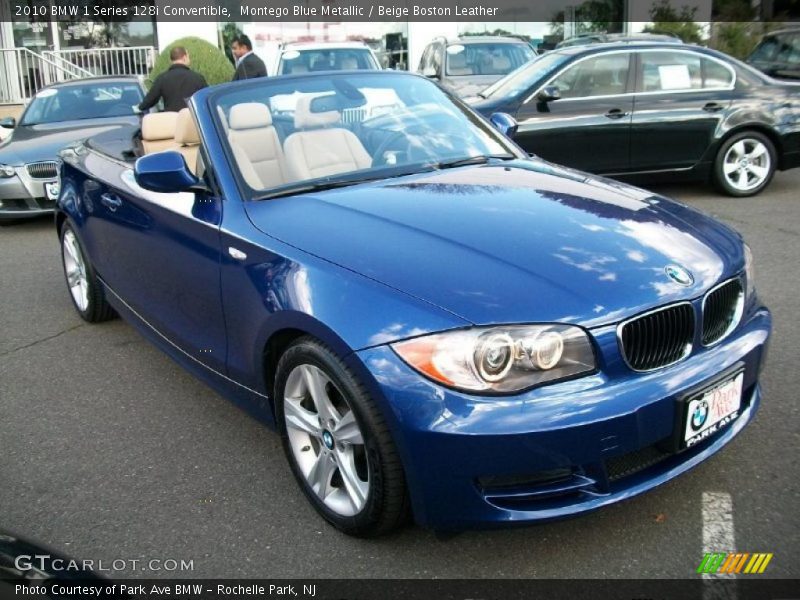 Front 3/4 View of 2010 1 Series 128i Convertible