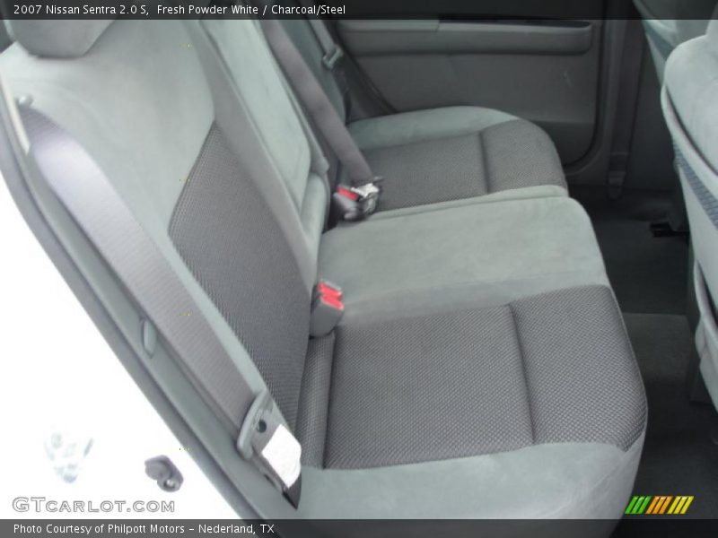 Fresh Powder White / Charcoal/Steel 2007 Nissan Sentra 2.0 S