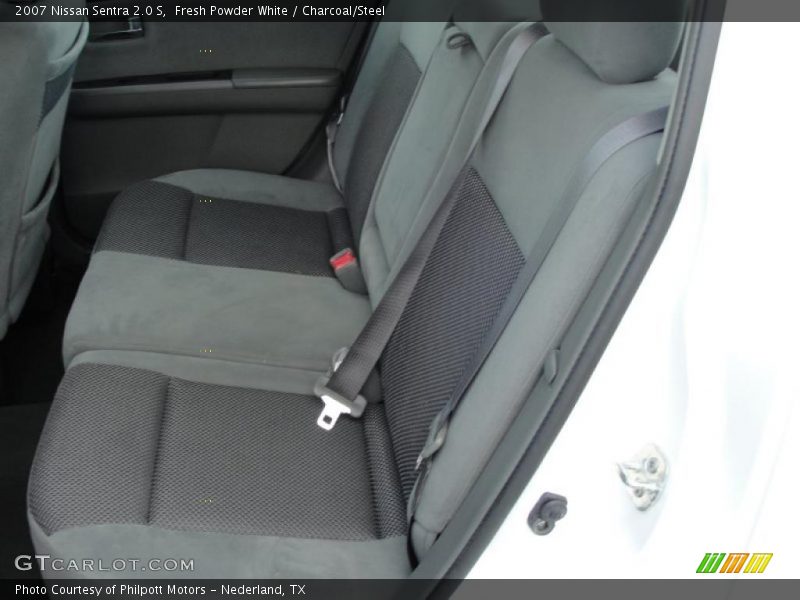Fresh Powder White / Charcoal/Steel 2007 Nissan Sentra 2.0 S