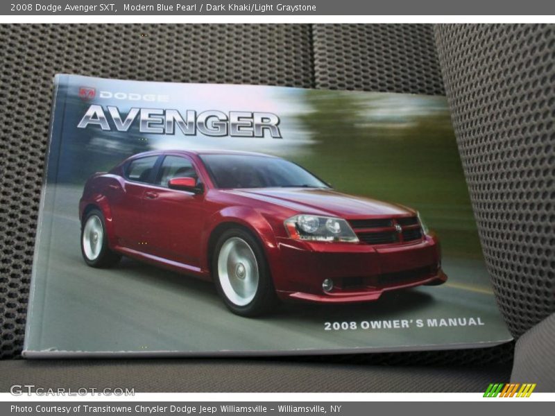 Modern Blue Pearl / Dark Khaki/Light Graystone 2008 Dodge Avenger SXT