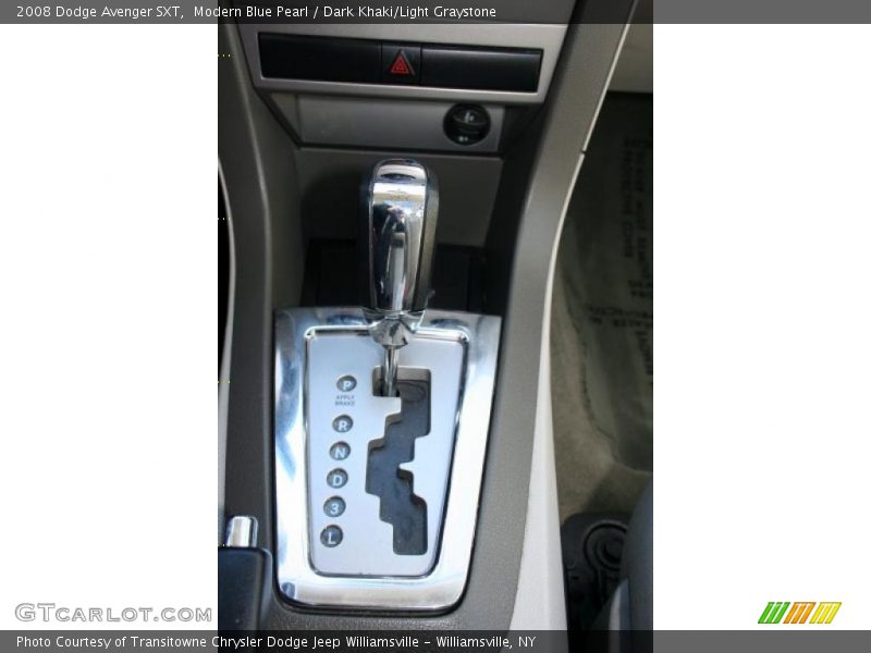 Modern Blue Pearl / Dark Khaki/Light Graystone 2008 Dodge Avenger SXT
