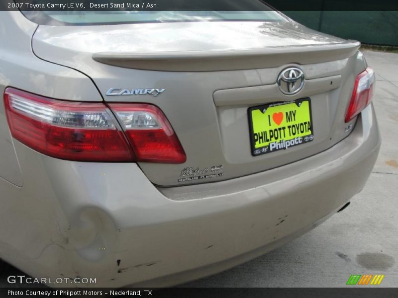 Desert Sand Mica / Ash 2007 Toyota Camry LE V6