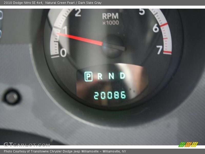 Natural Green Pearl / Dark Slate Gray 2010 Dodge Nitro SE 4x4