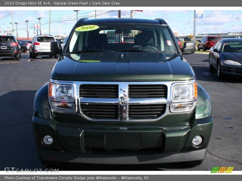Natural Green Pearl / Dark Slate Gray 2010 Dodge Nitro SE 4x4