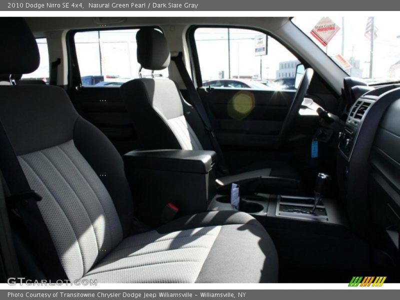 Natural Green Pearl / Dark Slate Gray 2010 Dodge Nitro SE 4x4