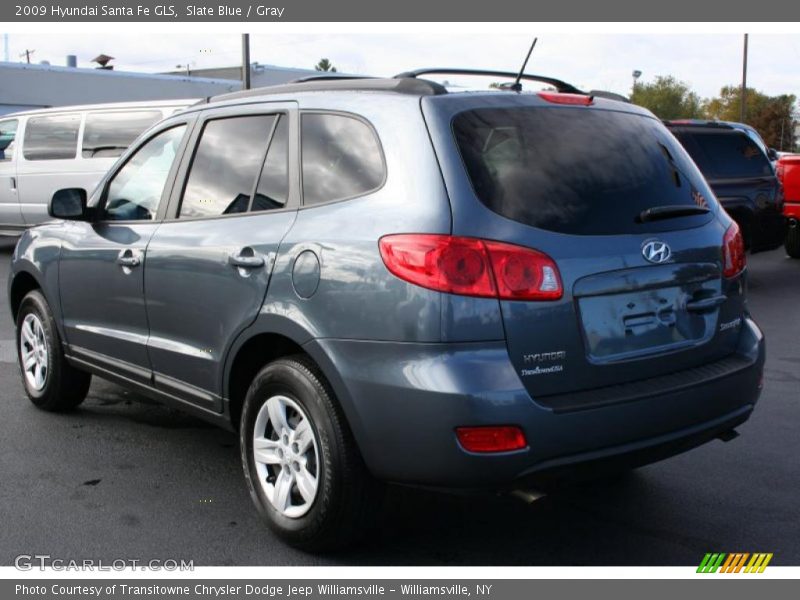 Slate Blue / Gray 2009 Hyundai Santa Fe GLS