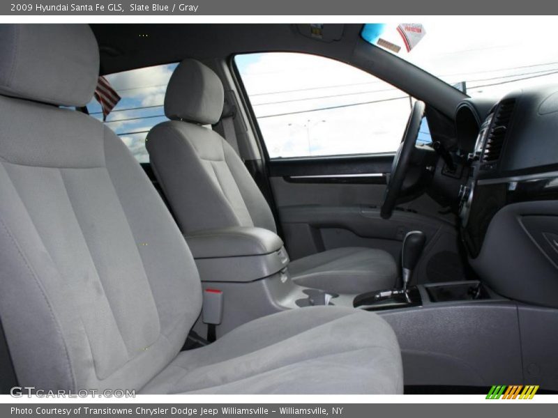 Slate Blue / Gray 2009 Hyundai Santa Fe GLS