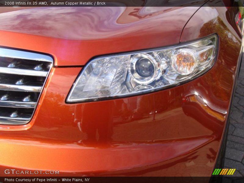 Autumn Copper Metallic / Brick 2008 Infiniti FX 35 AWD