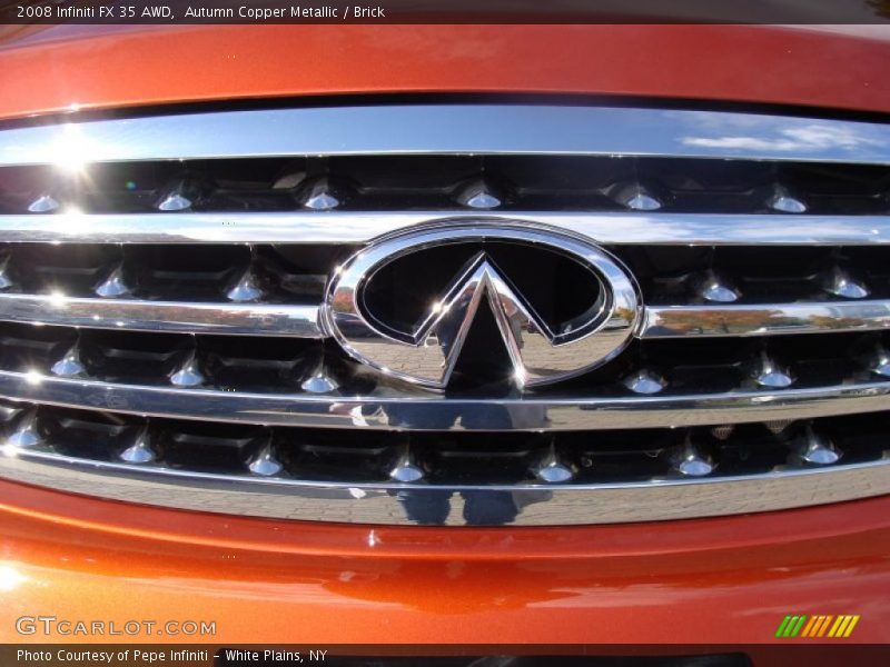 Autumn Copper Metallic / Brick 2008 Infiniti FX 35 AWD