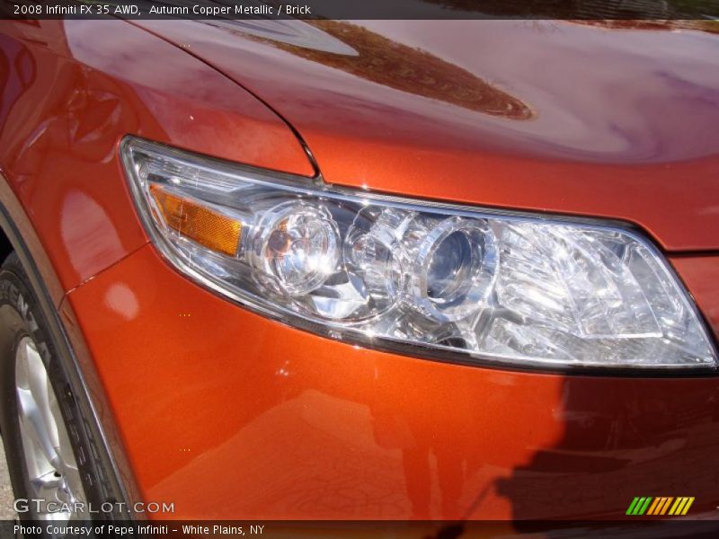 Autumn Copper Metallic / Brick 2008 Infiniti FX 35 AWD