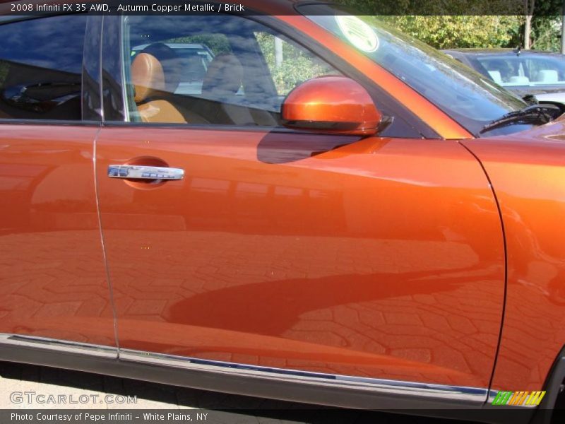 Autumn Copper Metallic / Brick 2008 Infiniti FX 35 AWD