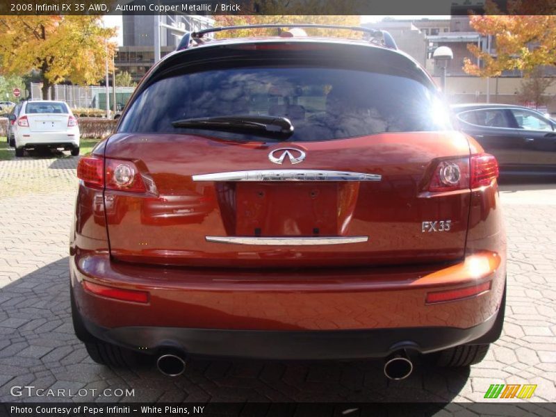 Autumn Copper Metallic / Brick 2008 Infiniti FX 35 AWD