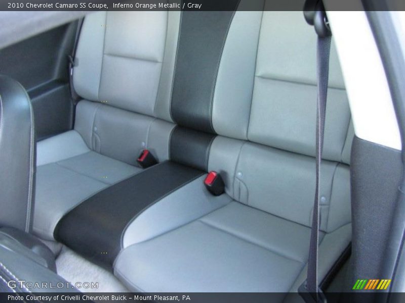 Inferno Orange Metallic / Gray 2010 Chevrolet Camaro SS Coupe