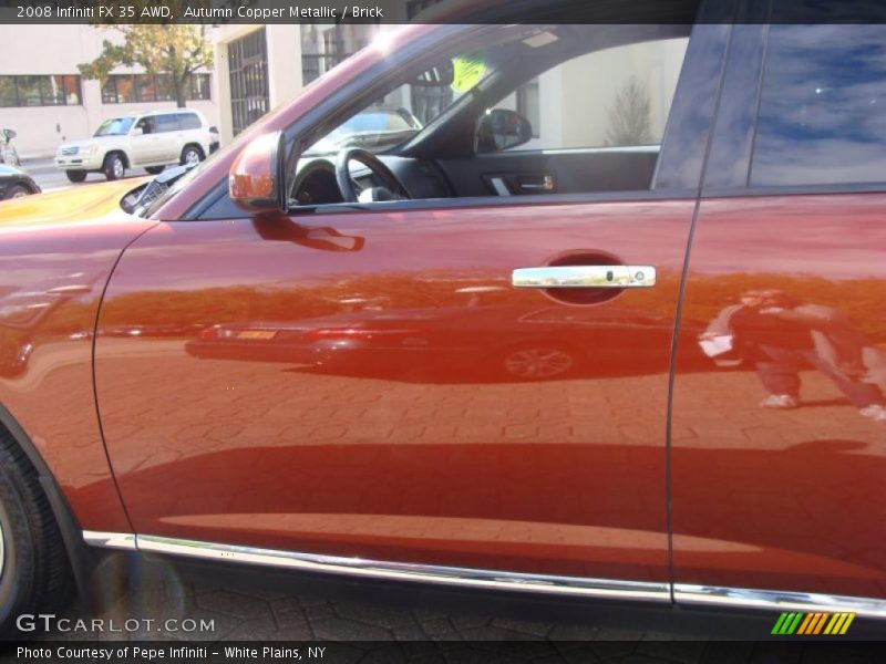 Autumn Copper Metallic / Brick 2008 Infiniti FX 35 AWD