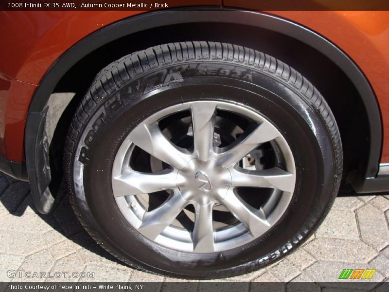 Autumn Copper Metallic / Brick 2008 Infiniti FX 35 AWD