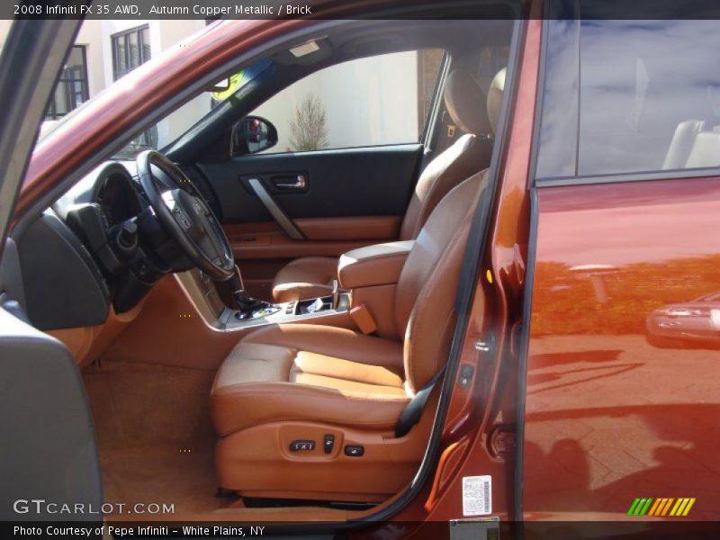 Autumn Copper Metallic / Brick 2008 Infiniti FX 35 AWD